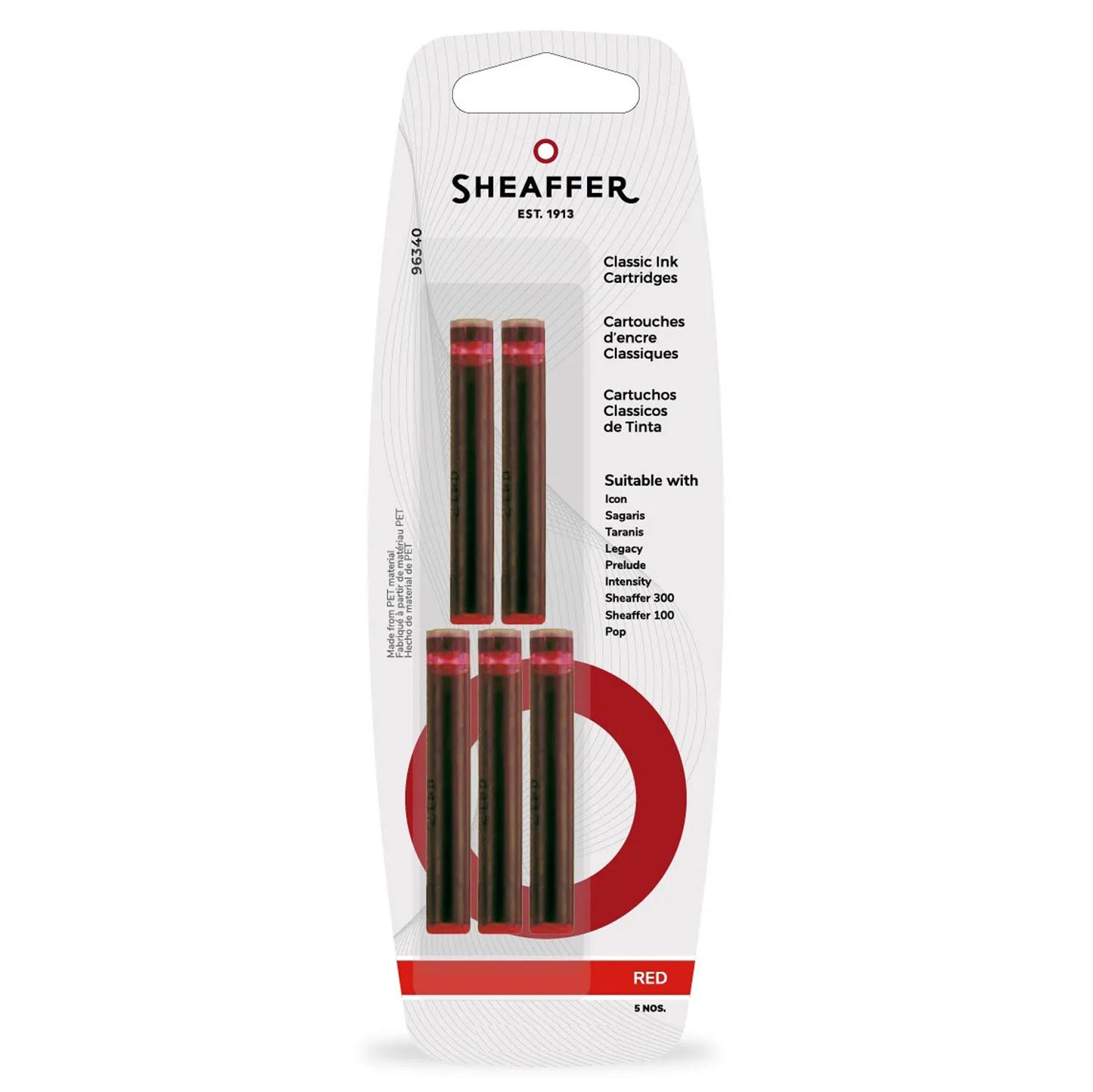 Cartuchos para pluma fuente Sheaffer