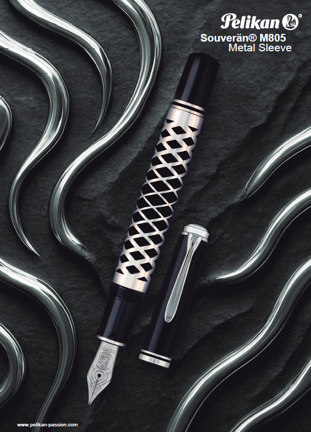 Pluma fuente Pelikan M805 Metal Sleeve