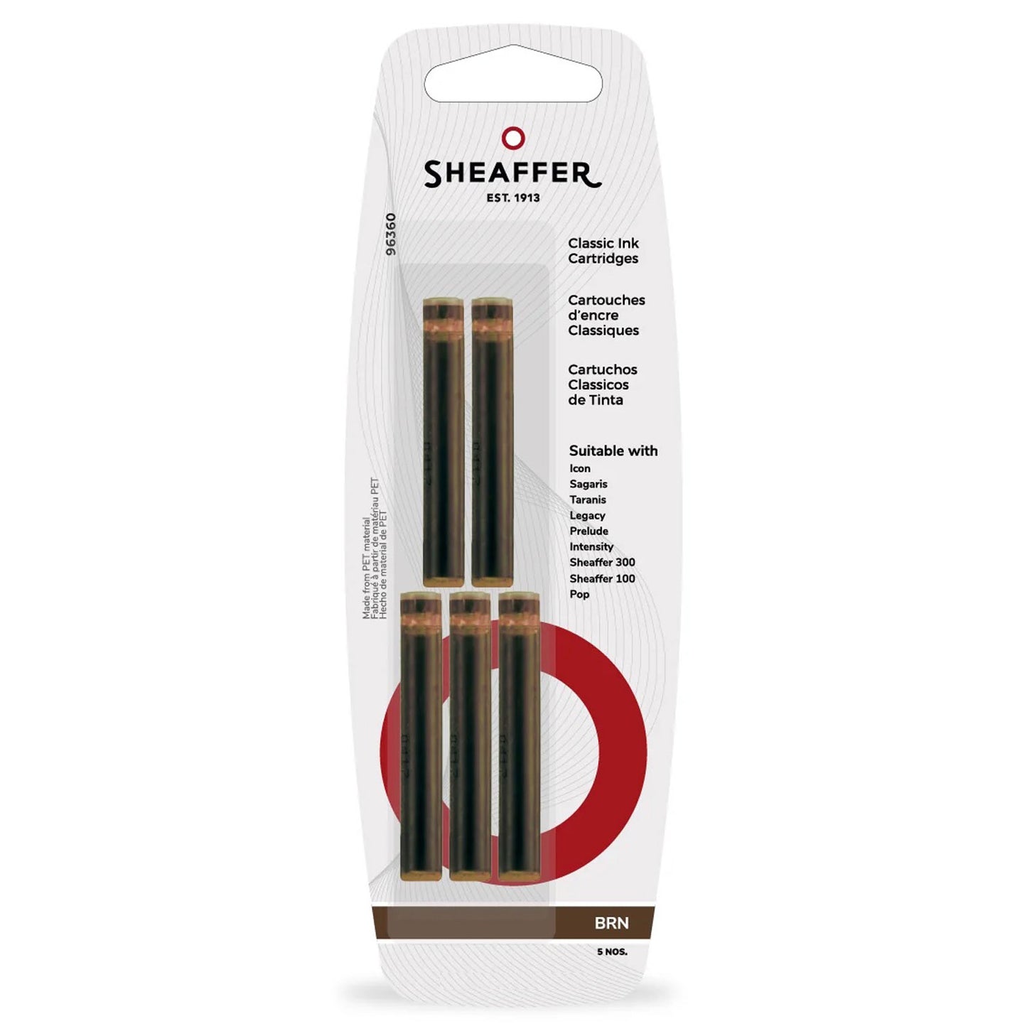 Cartuchos para pluma fuente Sheaffer