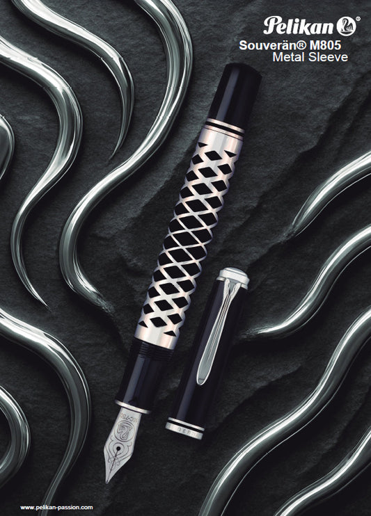 Pluma fuente Pelikan M805 Metal Sleeve