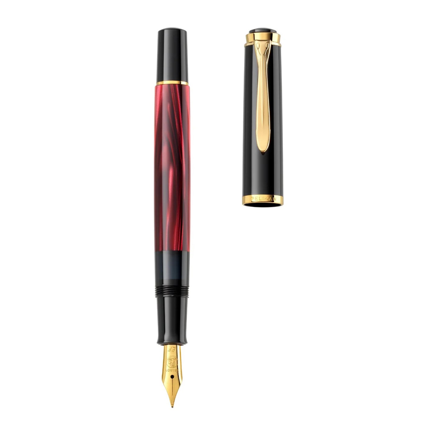 Pluma fuente Pelikan M200 Classic Red marbled